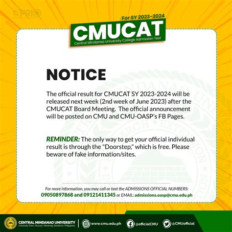 cmucat result 2024|[NOTICE] The official result .